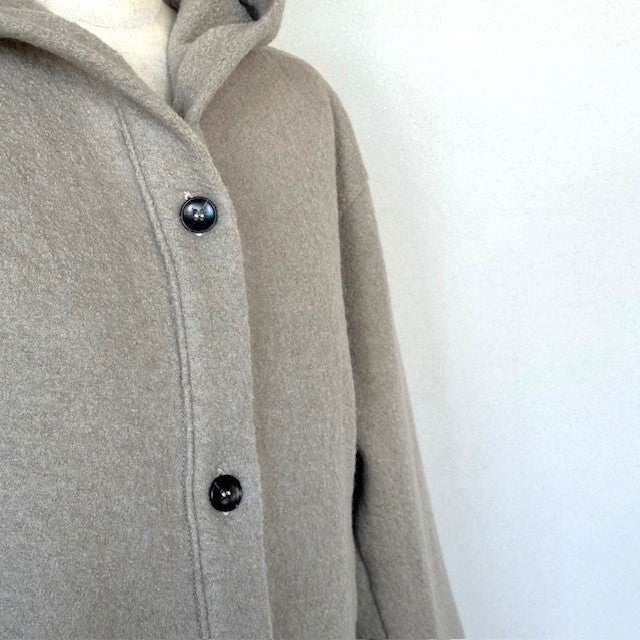 doux bleu　ウール フーテッドジャケット　2547-035