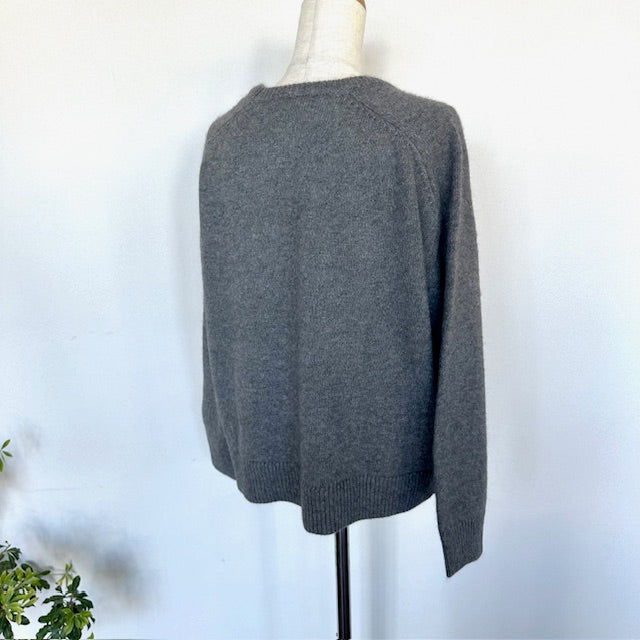 YARRAヤラ　ラクーンブレンドニットプルオーバー　1552-278