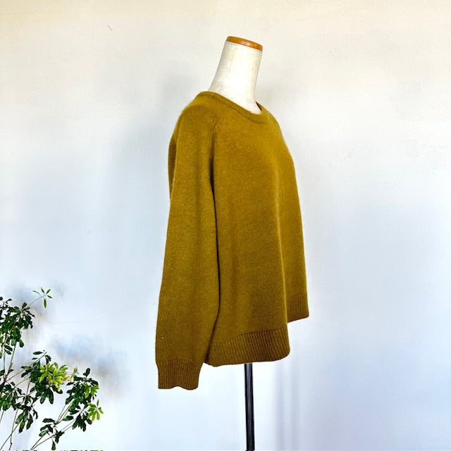 YARRAヤラ　ラクーンブレンドニットプルオーバー　1552-278