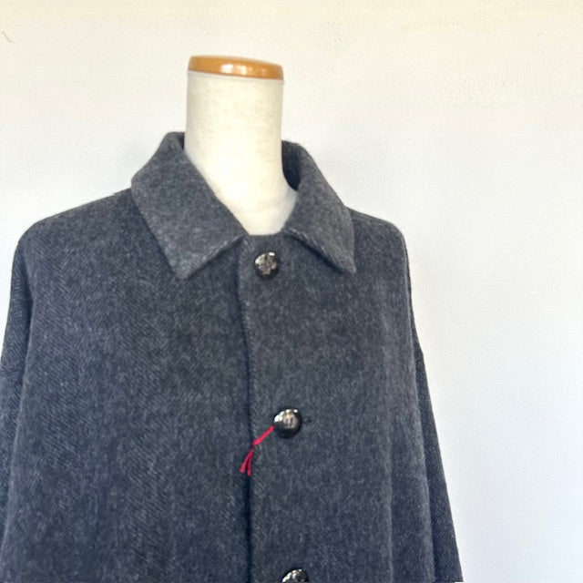 YARRAヤラ　エコウールミドル丈コート　1557-283