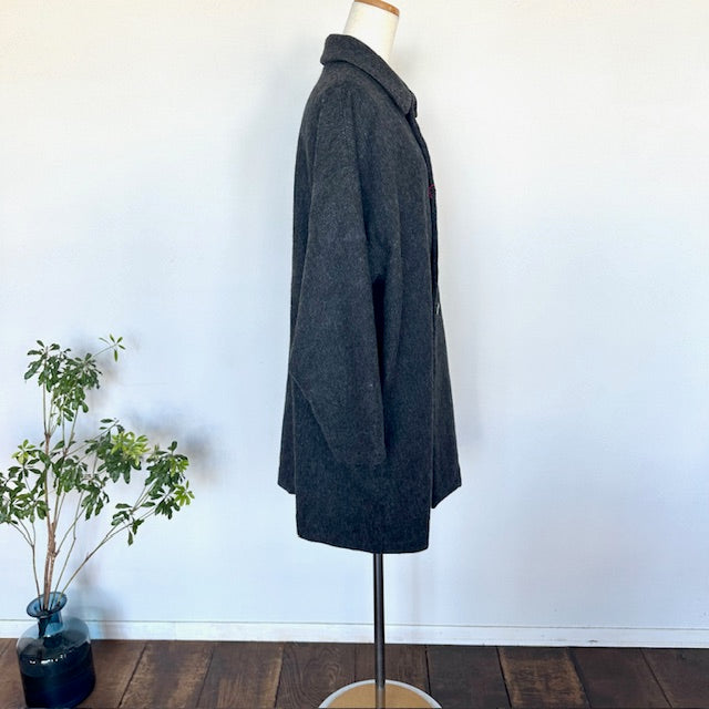 YARRAヤラ　エコウールミドル丈コート　1557-283