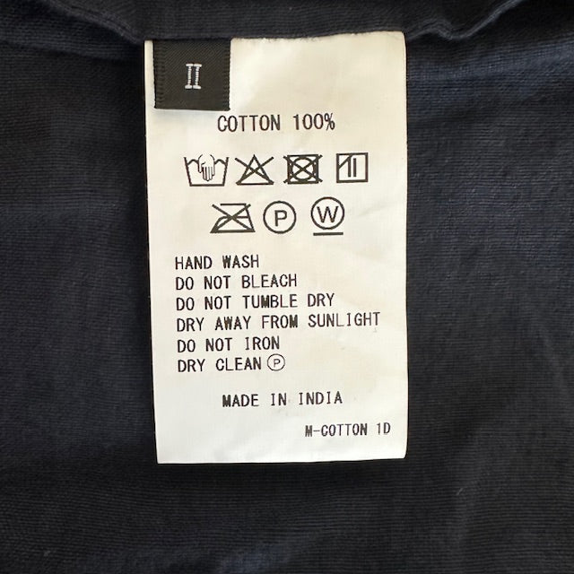 maison de soil メゾンドソイル　HANDWOVEN HEAVY COTTON PLAIN MINI PINTUCK BANDED COLLAR SHIRT DRESS　INMDS25724　