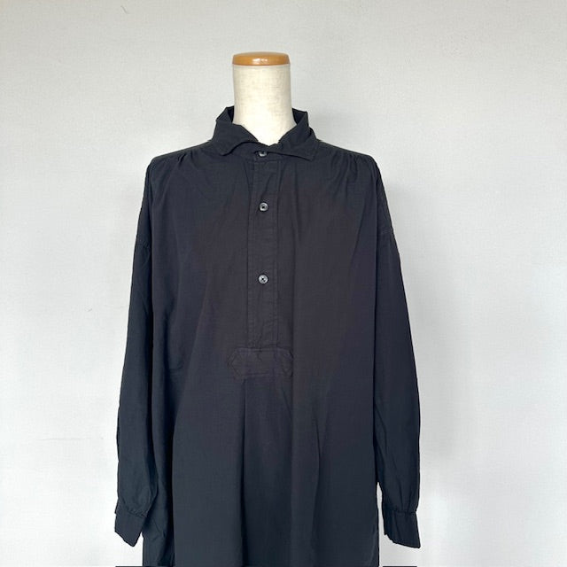 ARMEN   40s POPLIN OVER DYE WORK GATHERED SHIRT DRESS  （ワンピース）INAM2555PD