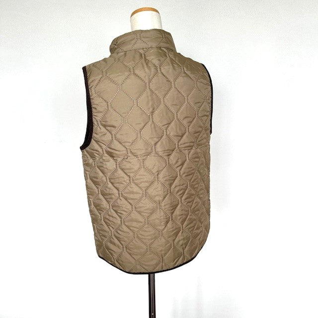 ARMEN アーメン　POLY×POLY HEAT QUILT STAND COLLAR VEST　　NAM9984PP