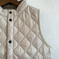 ARMEN アーメン　POLY×POLY HEAT QUILT STAND COLLAR VEST　　NAM9984PP