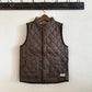 ARMEN アーメン　POLY×POLY HEAT QUILT STAND COLLAR VEST　　NAM9984PP