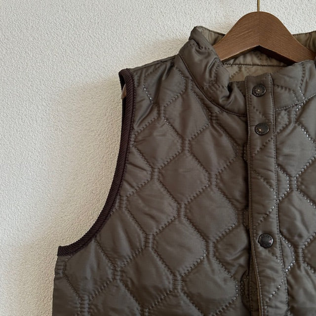 ARMEN アーメン　POLY×POLY HEAT QUILT STAND COLLAR VEST　　NAM9984PP