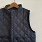 ARMEN アーメン　POLY×POLY HEAT QUILT STAND COLLAR VEST　　NAM9984PP