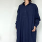 ARMEN   40s POPLIN OVER DYE WORK GATHERED SHIRT DRESS  （ワンピース）INAM2555PD