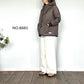 ARMEN  PLAIN POLYESTERxPLAIN POLYESTER HEAT QUILT OVERSIZED HOODED JACKET WITH RIBBED CUFF（ジャケット）NAM2561PP