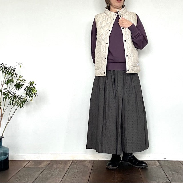 ARMEN アーメン　POLY×POLY HEAT QUILT STAND COLLAR VEST　　NAM9984PP