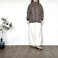 ARMEN  PLAIN POLYESTERxPLAIN POLYESTER HEAT QUILT OVERSIZED HOODED JACKET WITH RIBBED CUFF（ジャケット）NAM2561PP