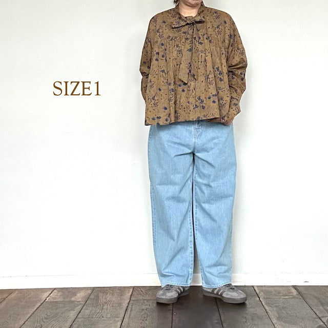 ESTROISLOSE　エストゥロワルーズ　ピュアデニムバギーパンツ　EB24410-B