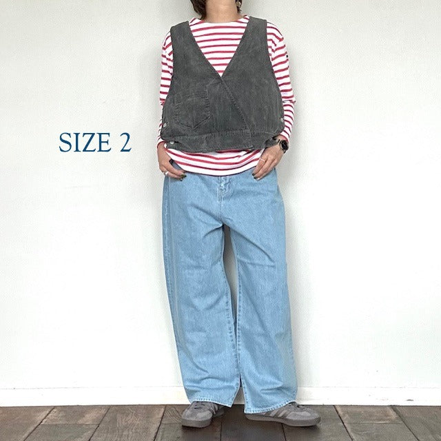 ESTROISLOSE　エストゥロワルーズ　ピュアデニムバギーパンツ　EB24410-B