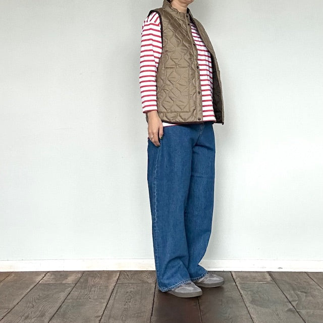 ESTROISLOSE　エストゥロワルーズ　ピュアデニムバギーパンツ　EB24410-B