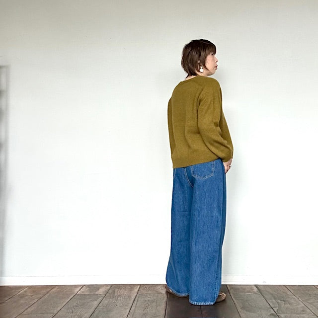 ESTROISLOSE　エストゥロワルーズ　ピュアデニムバギーパンツ　EB24410-B