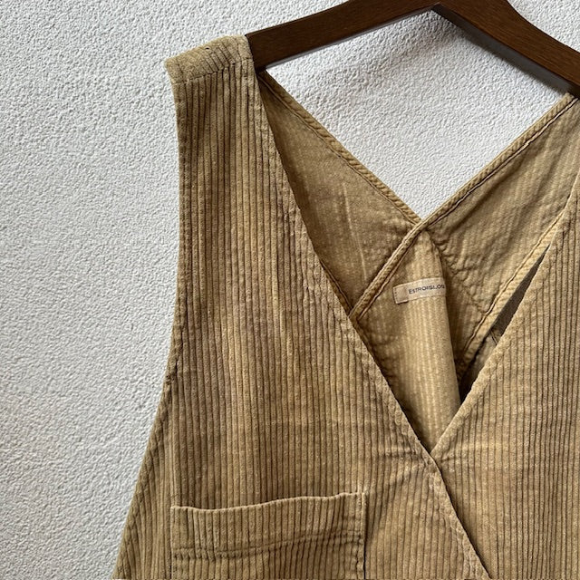 ESTROISLOSE　エストゥロワルーズ　　ソフトコーデュロイ　ベスト　　　EB25408