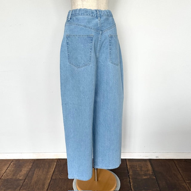 ESTROISLOSE　エストゥロワルーズ　ピュアデニムバギーパンツ　EB24410-B