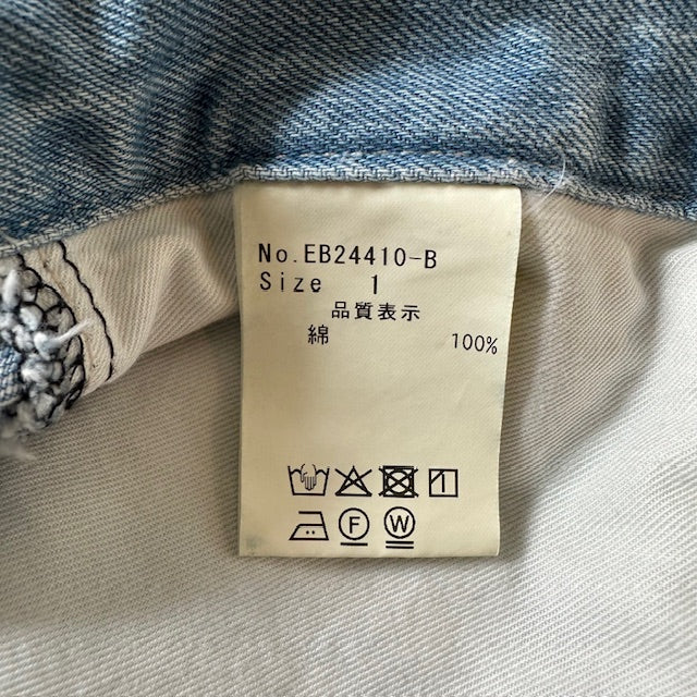 ESTROISLOSE　エストゥロワルーズ　ピュアデニムバギーパンツ　EB24410-B