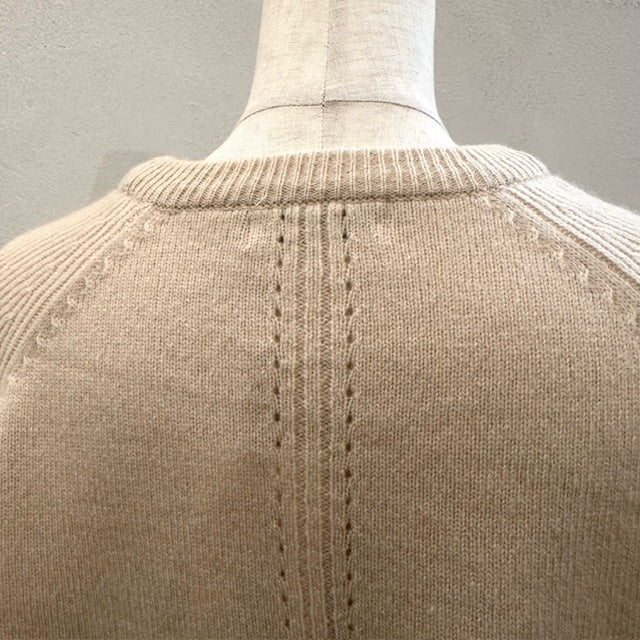 doux bleu　EXファインメリノウール ニットプルオーバー　　2542-031