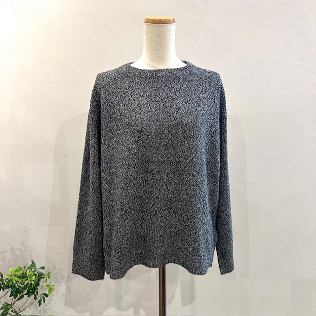 doux bleu　EXファインメリノウール ニットプルオーバー　　2542-031