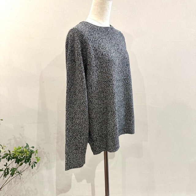 doux bleu　EXファインメリノウール ニットプルオーバー　　2542-031