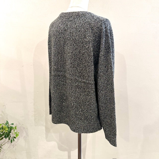 doux bleu　EXファインメリノウール ニットプルオーバー　　2542-031