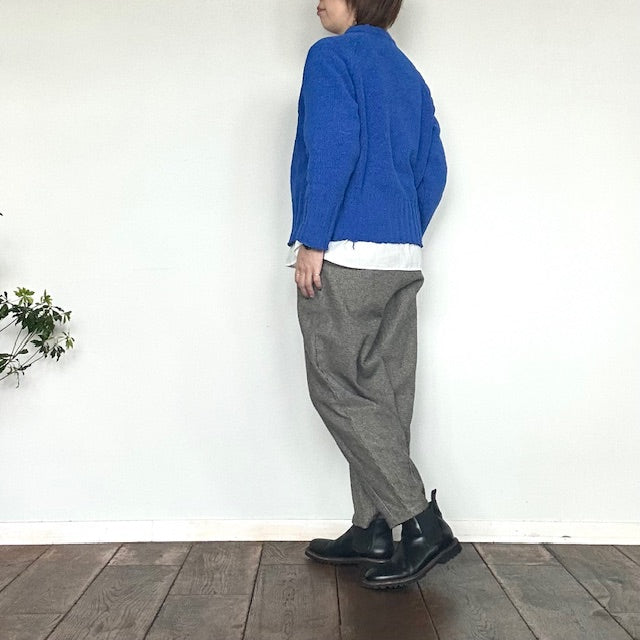 n o f l　コットンツイード3つ杢テーパードパンツ　　644211100