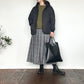 ARMEN  PLAIN POLYESTERxPLAIN POLYESTER HEAT QUILT OVERSIZED HOODED JACKET WITH RIBBED CUFF（ジャケット）NAM2561PP