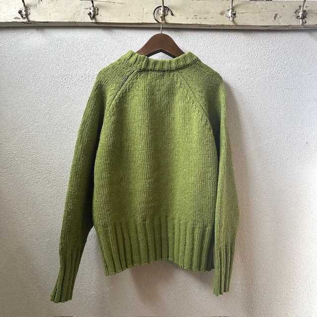 mao made　ざっくりローゲージ クルーネックプルオーバー   551111