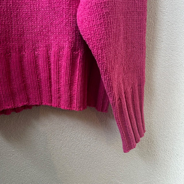 mao made　ざっくりローゲージ クルーネックプルオーバー   551111