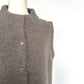 mao made　ヤクフィール　ハイネック前開きAラインベスト　　　551117