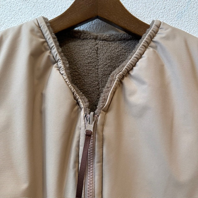 lellilレリル　ボアリバーシブル２WAYベスト　　12552814