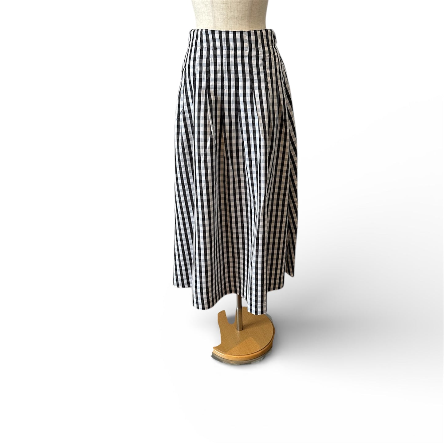 PONT DE CHALONS　先染めタックギャザーマキシスカート　　22610717