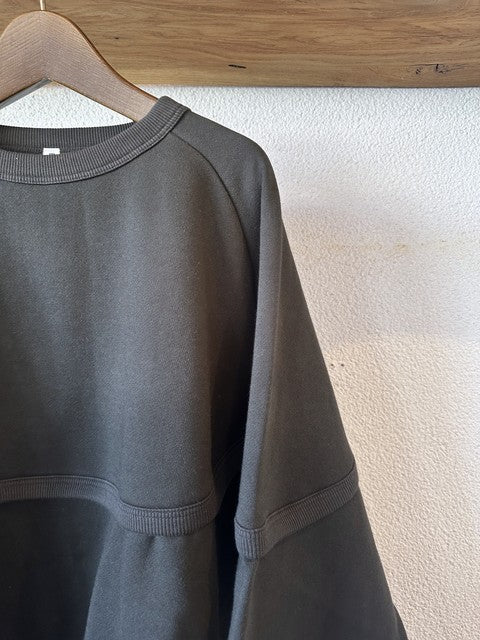 裏起毛切替スウェット チャコール