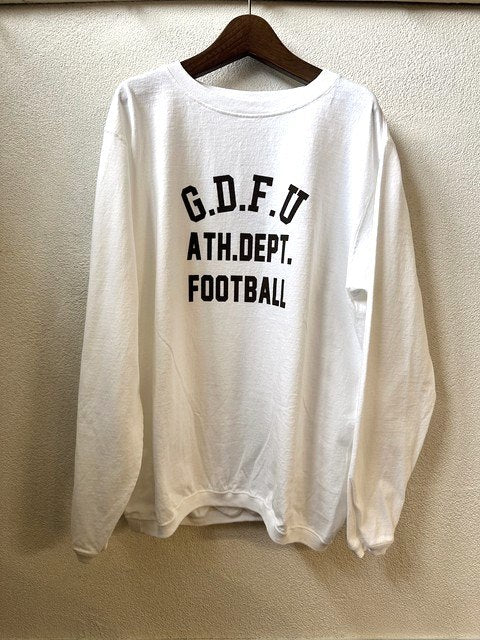 G.D.F.U ロングスリーブTシャツ ホワイト
