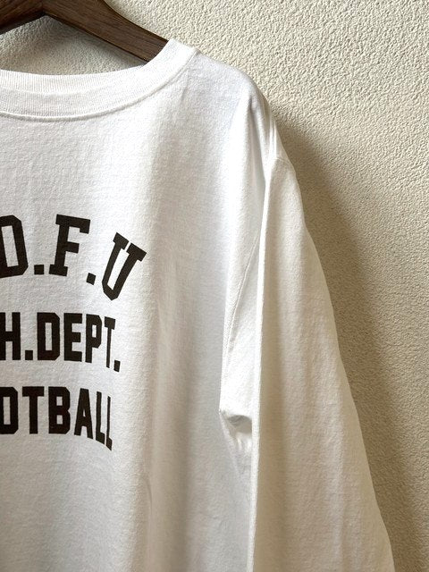 G.D.F.U ロングスリーブTシャツ ホワイト