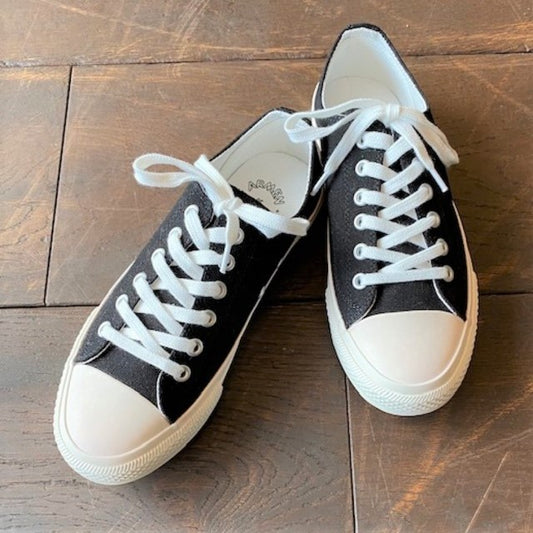 ARMEN   LOW-CUT SNEAKER　BLACK　　　NAMC0701